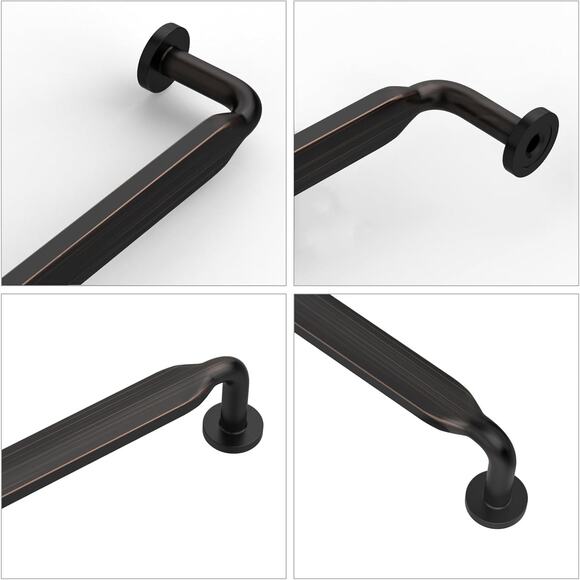 9 Pack of Amerdeco Oil Rubbed Bronze Cabinet Pulls with Screws - Picture 2 of 7